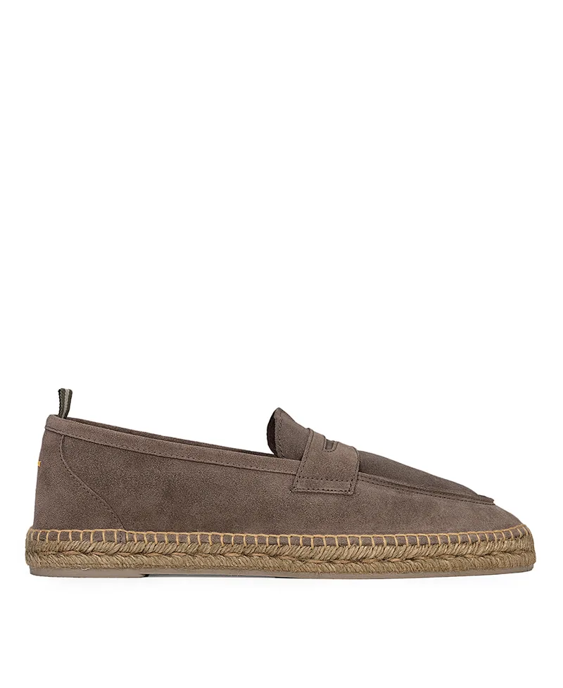 Castaner Ανδρικά Υποδήματα Espadrilles Με Δερμάτινη Υφή Και Rope Σόλα