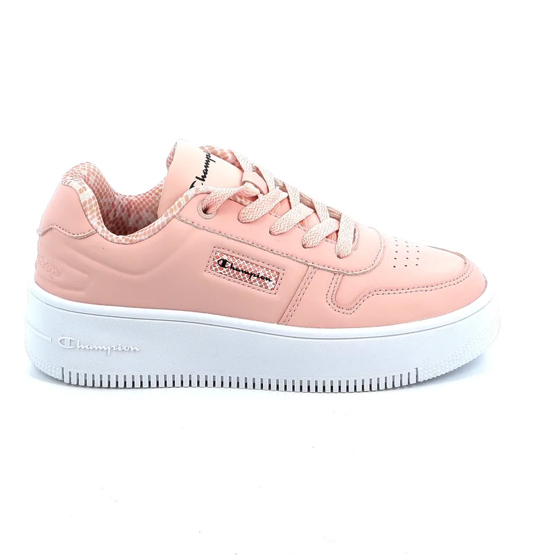 Παιδικό Χαμηλό Casual για Κορίτσι Champion Low Cut Shoe Rebound Plat Animalier G Gs Χρώματος Ροζ S32754-PS019