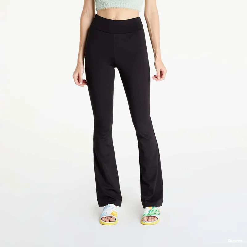 Κολάν Urban Classics Ladies Recycled High Waist Flared Leggings Black M