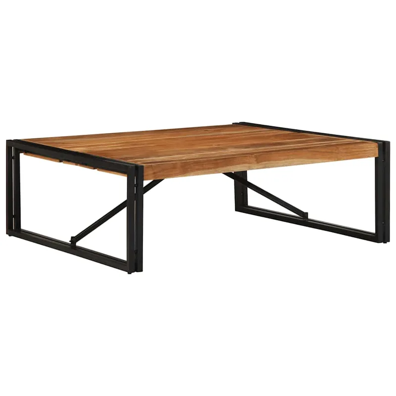 vidaXL Τραπεζάκι σαλονιού 100x100x35 cm μασίφ ξύλο ακακίας