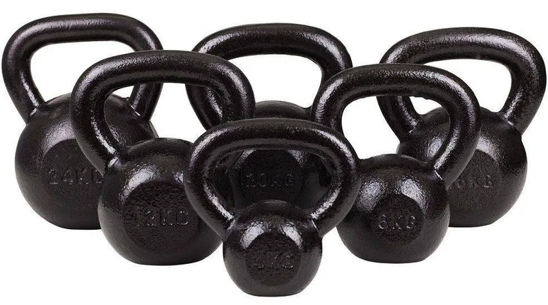 KETTLEBELL OPTIMUM BLACK MATT (8 KG)