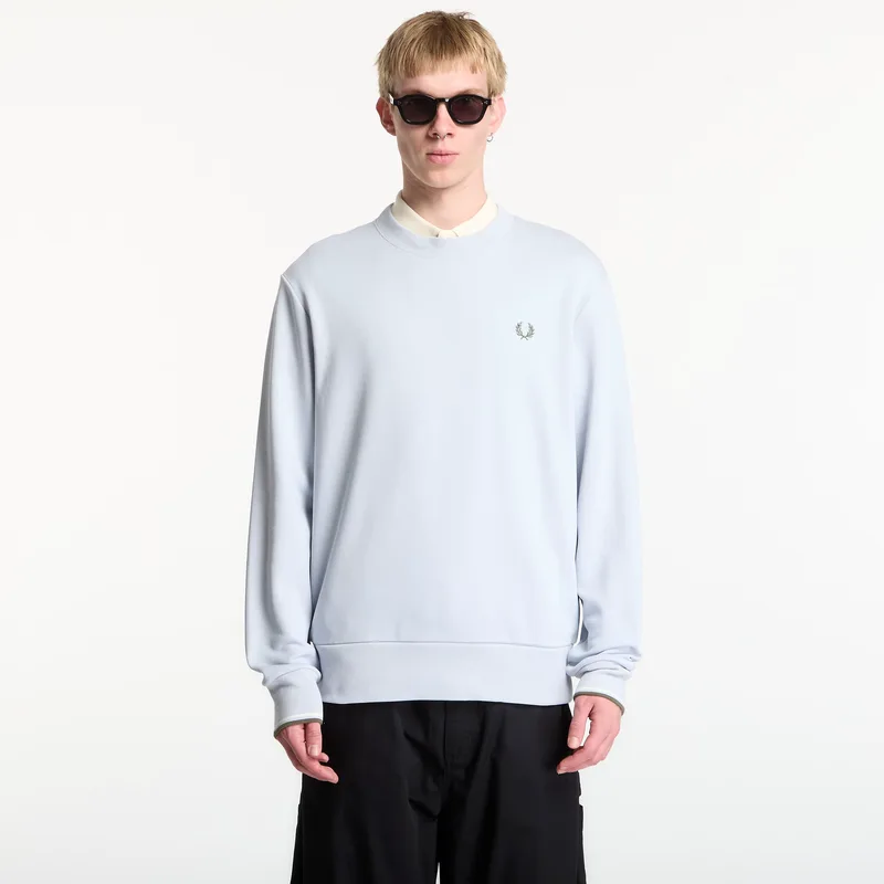 Φούτερ Fred Perry Crew Neck Sweatshirt Dusky Blue M