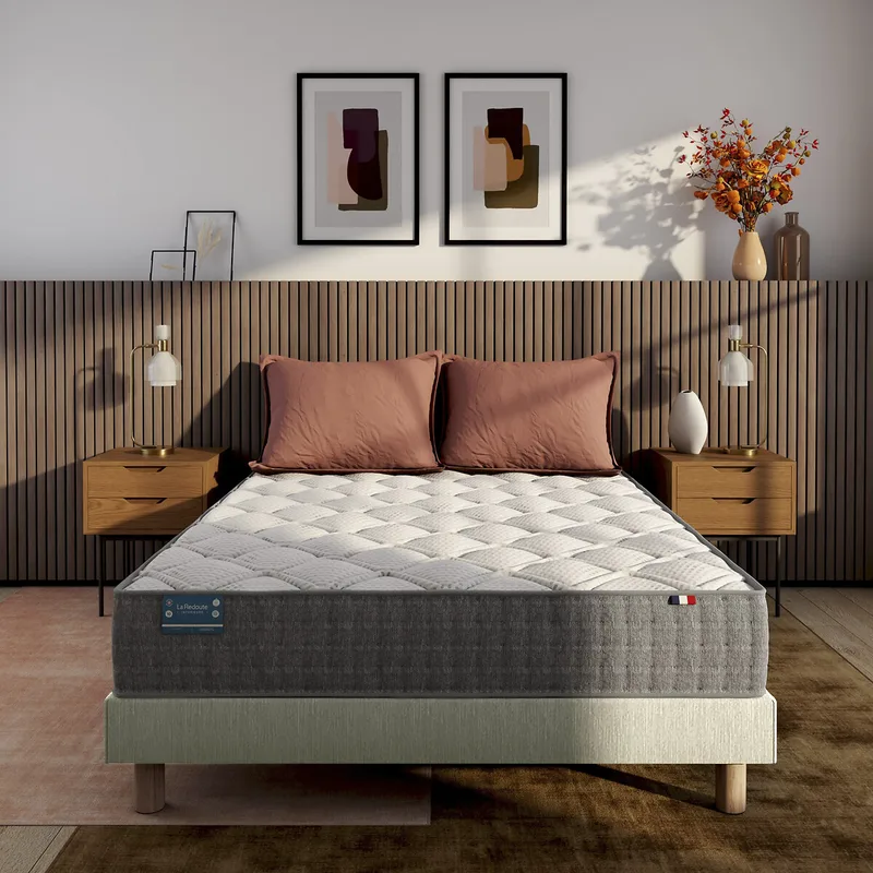 Σετ στρώμα latex 5 ζωνών και βάση κρεβατιού 90x190 cm
