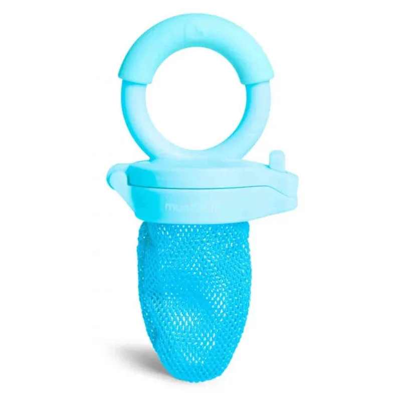 Munchkin Fresh Food Feeder 6m+ Blue 11087 Πιπίλα Ταΐσματος με Προστατευτικό Δίχτυ σε Γαλάζιο Χρώμα 1 Τεμάχιο