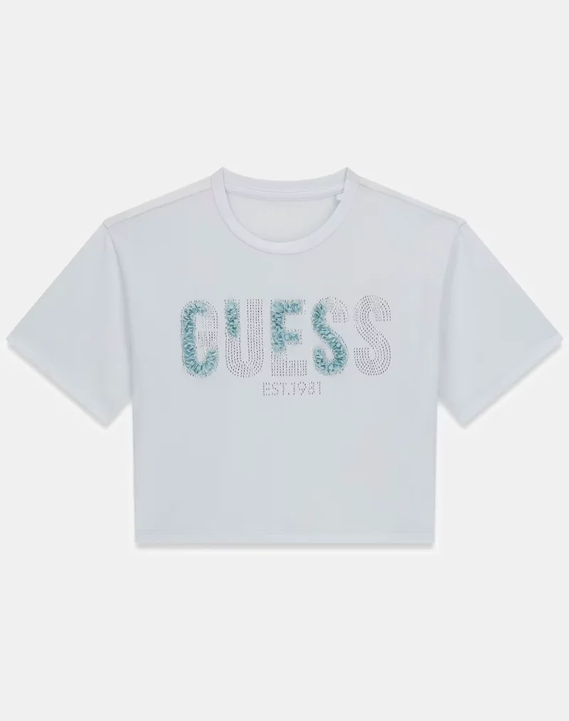 GUESS MIDI SS T-SHIRT ΜΠΛΟΥΖΑ ΠΑΙΔΙΚΟ GIRL J6GI07K6YW4-A70N LightBlue