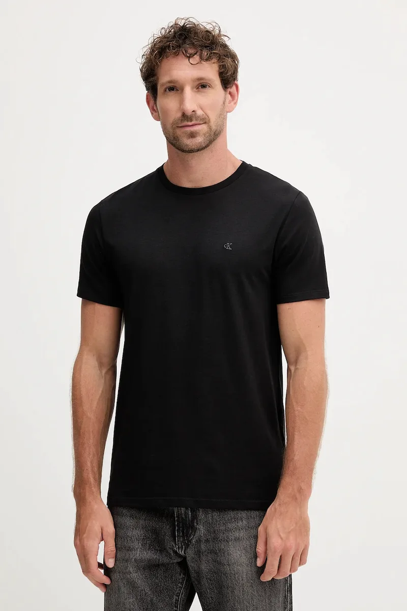 Calvin Klein t-shirt ανδρικό βαμβακερό με ελαστάν