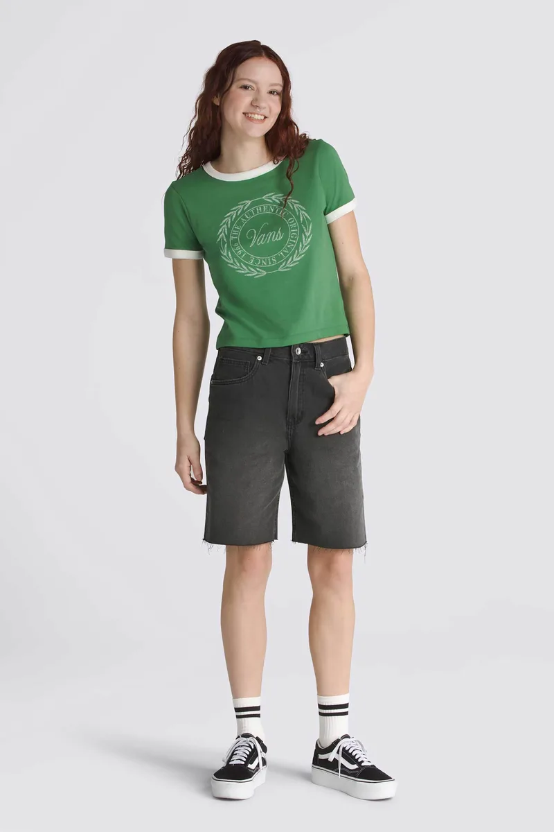 Vans γυναικεία denim βερμούδα "Sirelle Cut-Off 9'" - VN000MBJEMQ1 Μαύρο