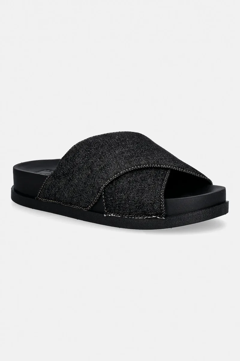 Παντόφλες Tommy Jeans TJW COMFORT SLIDES WASHED DENIM