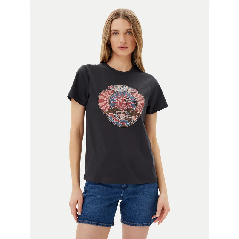 Wrangler T-Shirt Graphic 112362563 Μαύρο Regular Fit
