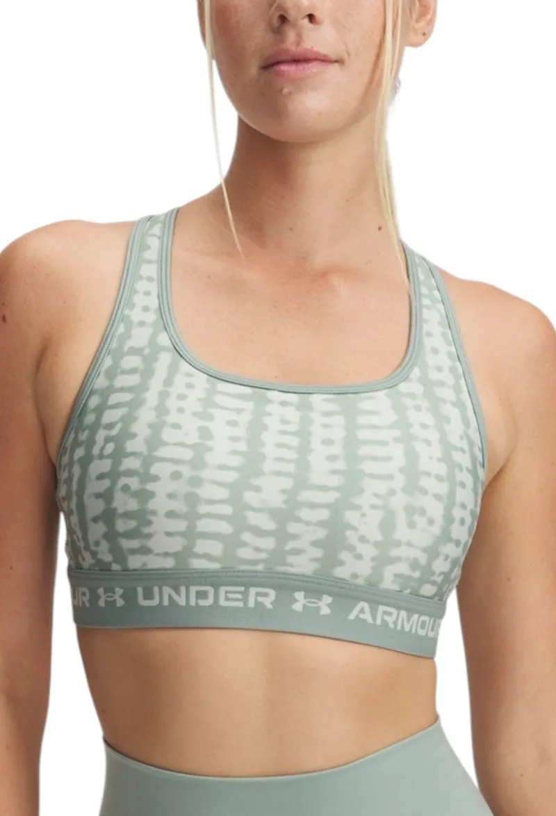Μπουστάκι Under Armour Crossback Mid Print 1361042-348 Γυναικείο