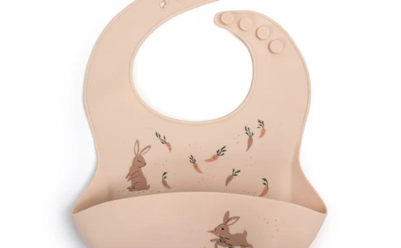 Filibabba Silicone Bib with print – Carrot Thief