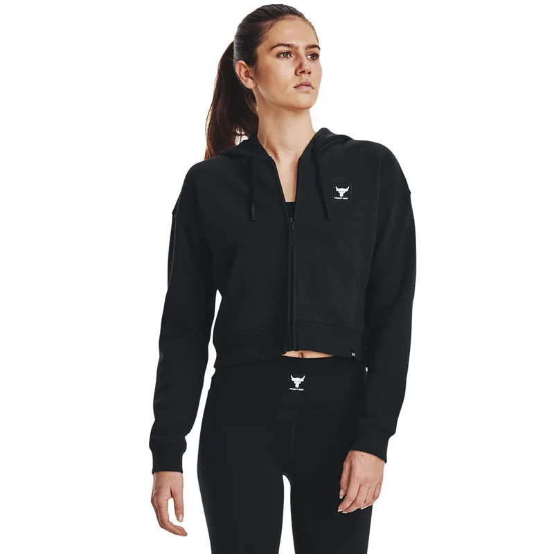 Φούτερ Under Armour Project Rck Hw Terry Fz Black XS