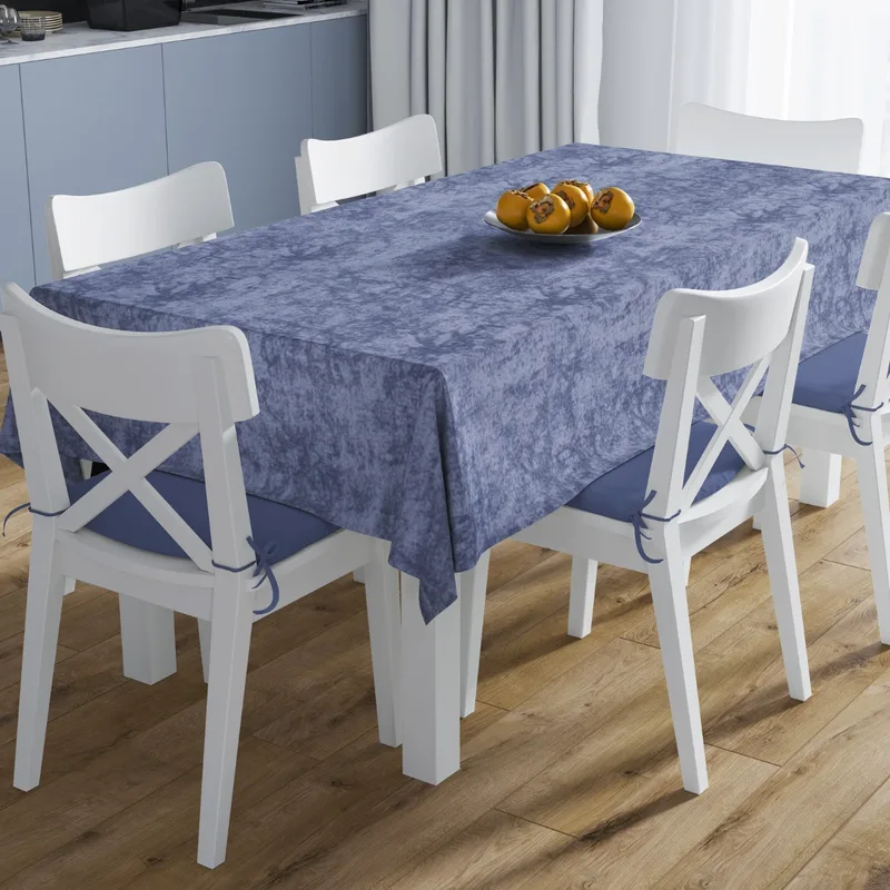 Τραπεζομάντηλο Αλέκιαστο Dimcol Panama Shadow Dark Blue 140x180