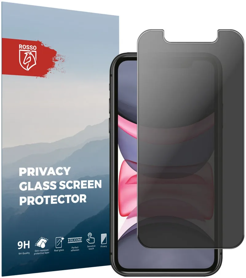 Κόκκινο Tempered Glass Privacy - Αντιχαρακτικό Γυαλί Προστασίας Απορρήτου Οθόνης Apple iPhone 11 / XR (8719246376238)
