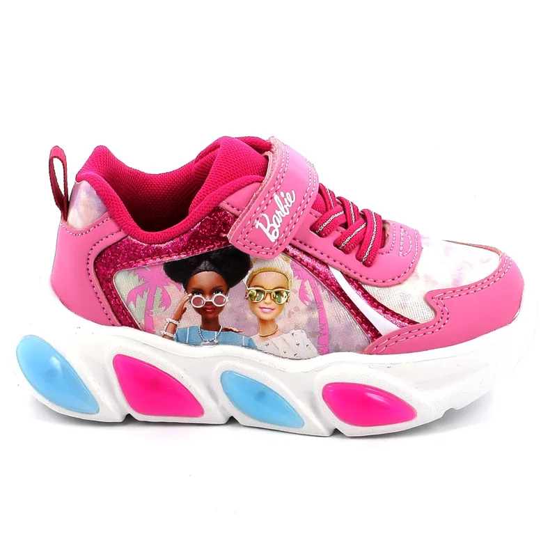 Παιδικό Αθλητικό Παπούτσι για Κορίτσι Mattel Barbie με Φωτάκια Χρώματος Ροζ BA003119