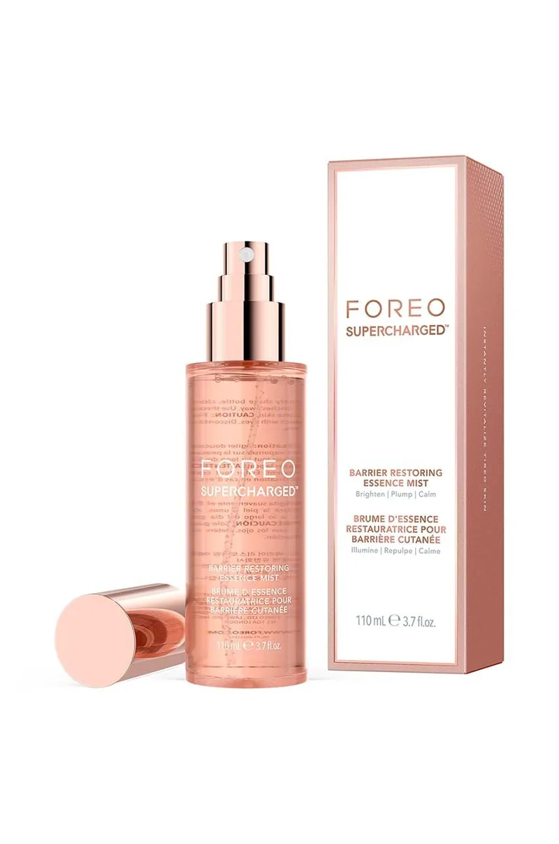Mist προσώπου για την υποστήριξη του φραγμού FOREO SUPERCHARGED Barrier Restoring Essence Mist 110mL
