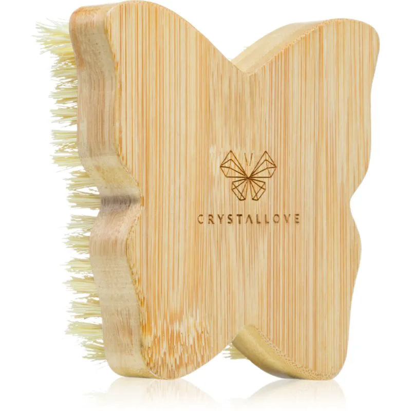 Crystallove Bamboo Butterfly Agave Body Brush βούρτσα για μασάζ για το σώμα 1 τμχ
