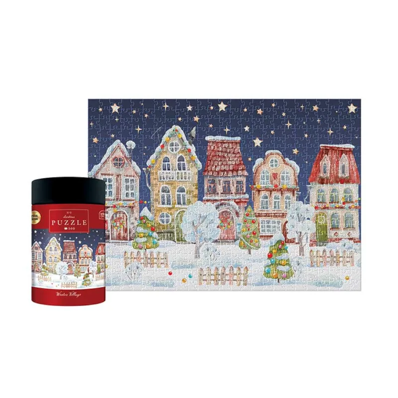 Xmas Παζλ Interdruk Winter Village 500 pcs P17735