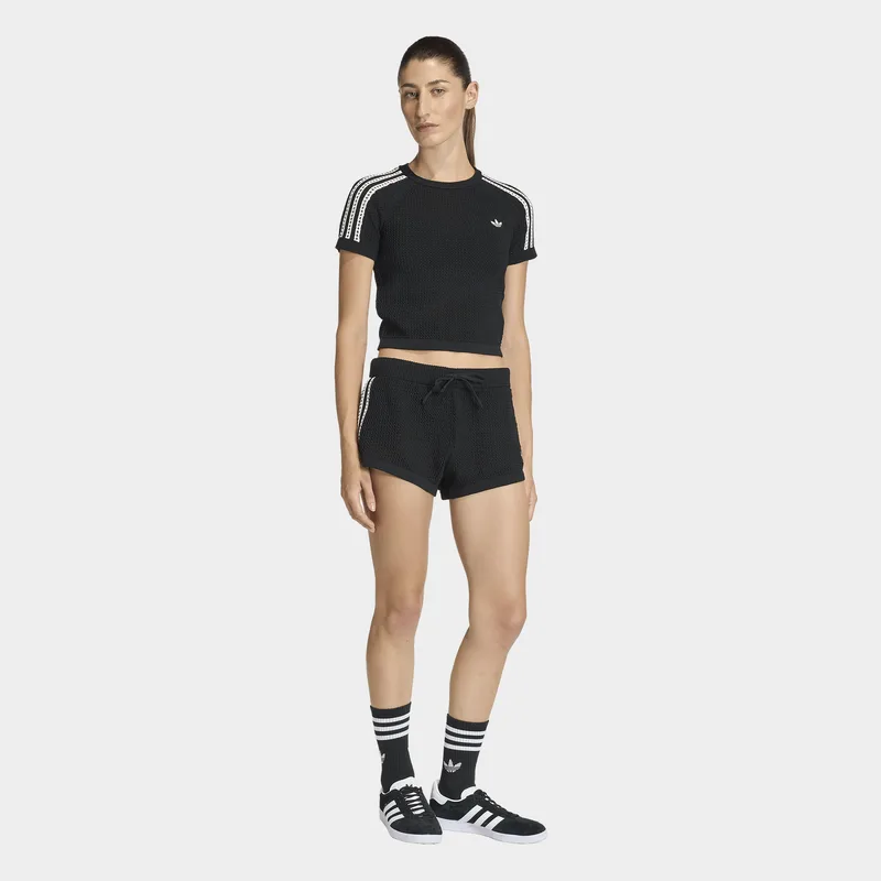 adidas Originals W Knitted Crochet Cali Tee (9000264357_1469)