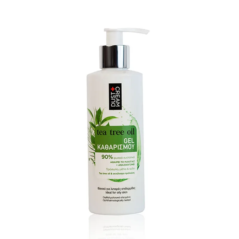 GEL ΚΑΘΑΡΙΣΜΟΥ ΠΡΟΣΩΠΟΥ ME TEA TREE OIL KAI ΕΚΧΥΛΙΣΜΑ ΠΡΟΠΟΛΗΣ 200ML