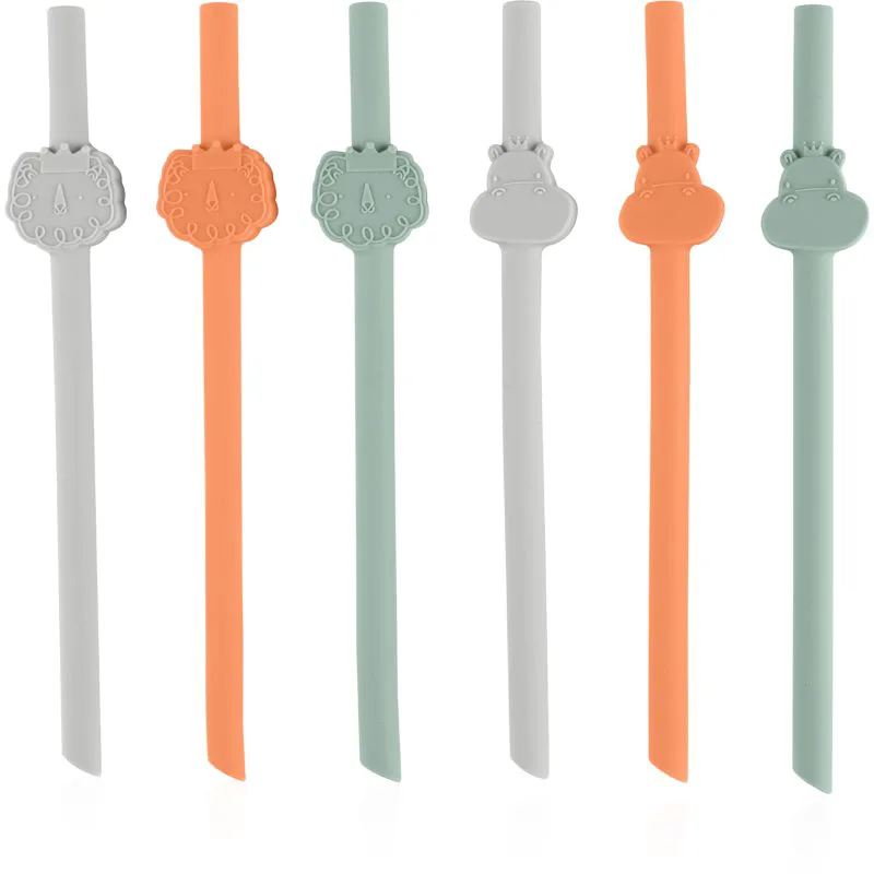 Chicco Straws Cannucce καλαμάκι σιλικόνης 12m+ 6 τμχ