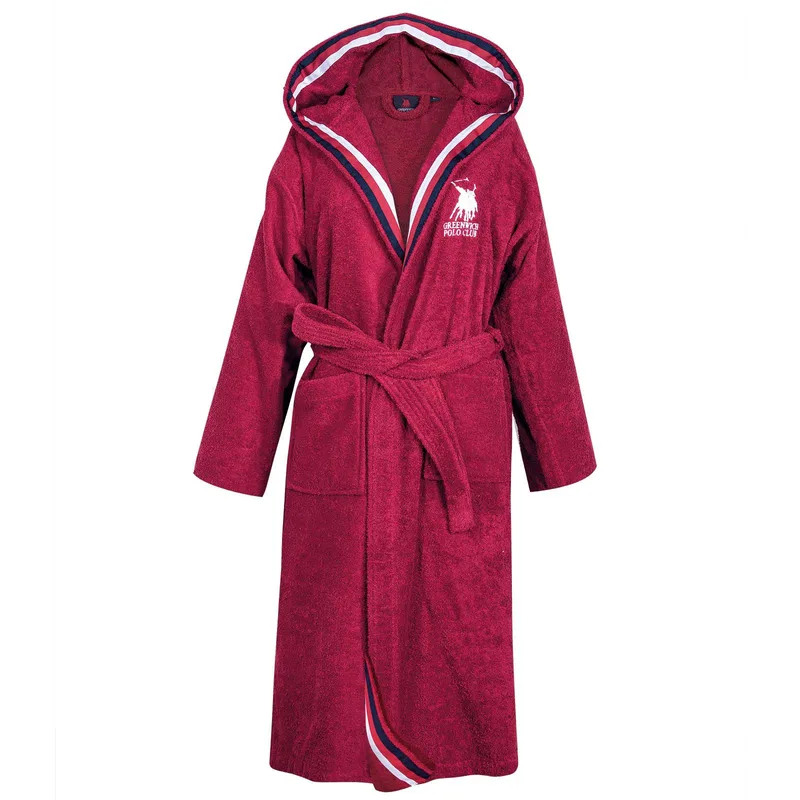 Μπουρνούζι Greenwich Polo Club 3061 Bordeaux MEDIUM