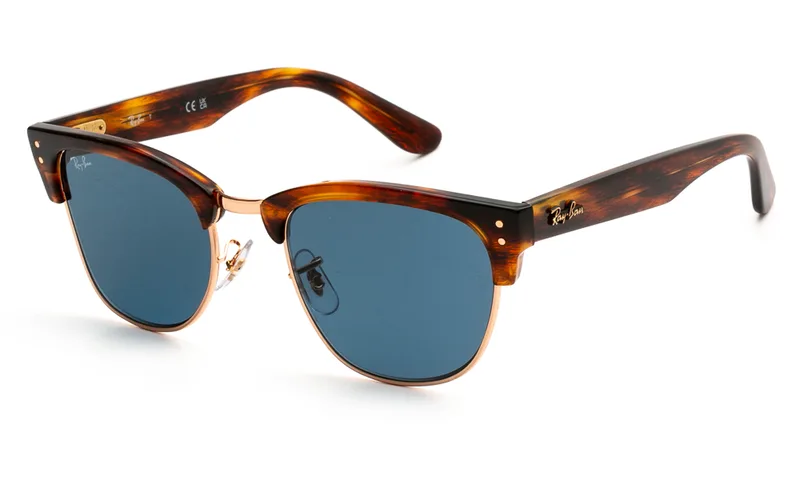 RAY BAN ΓΥΑΛΙΑ ΗΛΙΟΥ RAY BAN CLUBMASTER REVERSE 0504S 13983A 5121 0504S Χρυσό