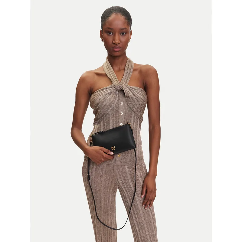 Τσάντα PINKO Flat Horizontal Mini PE 25 PCPL 104277 A0F1 Μαύρο