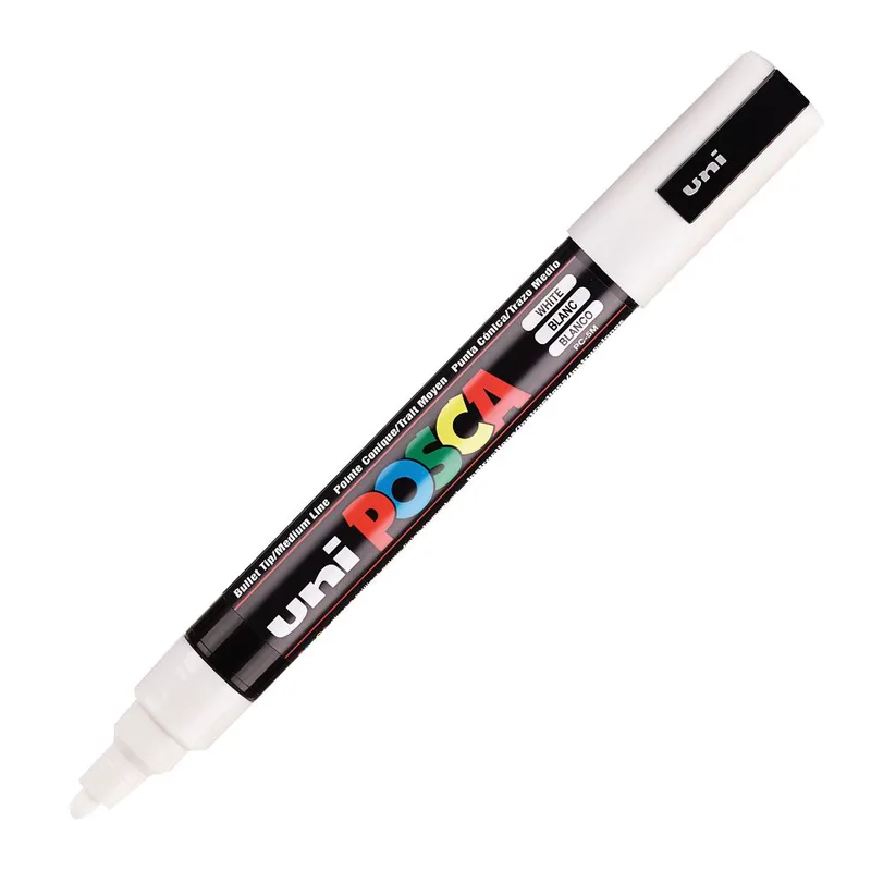 Μαρκαδόρος Posca PC-5M White Uni-Ball