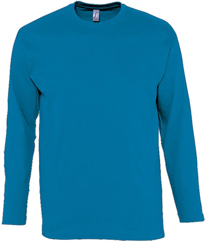Μακρυμάνικο T-Shirt Monarch SOLS 11420 Aqua