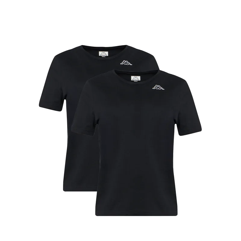 Kappa Σετ t-shirts Logo Alyce 322564W Μαύρο Regular Fit