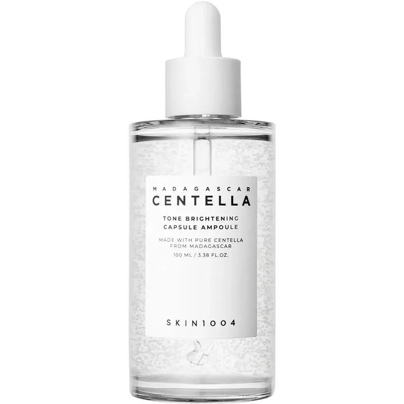 Skin1004 Madagascar Centella Tone Brightening Capsule Ampoule Serum Ενυδατικός Όρος με Εκχύλισμα του Βοτάνου Σεντέλα Ασιάτικα με Καταπραϋντική Δράση που Σβήνει Ατέλειες & Φωτίζει το Δέρμα 100ml