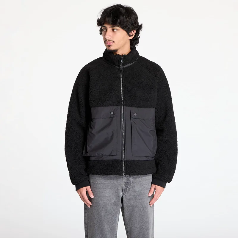 Μπουφάν Urban Classics Short Raglan Sherpa Jacket Black L