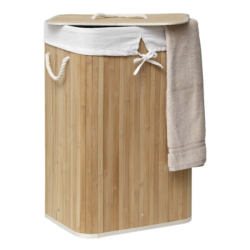 Καλάθι Απλύτων (40x30x60) T-D 8709195 Bamboo/Linen