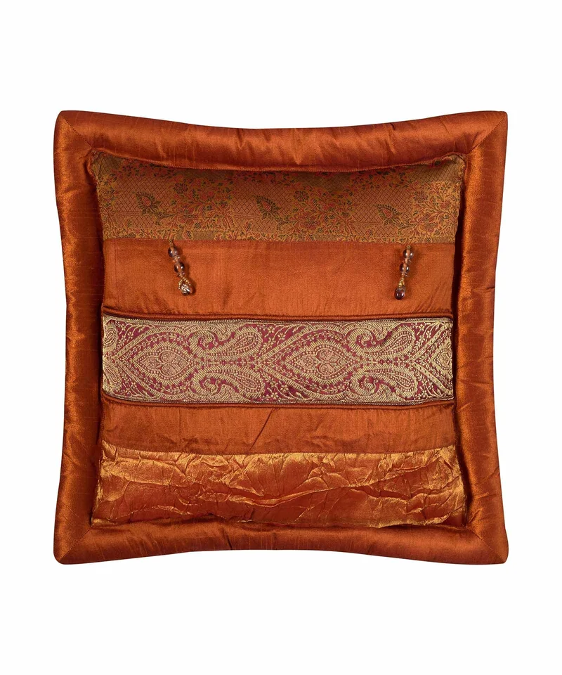 Μαξιλαροθήκη Διακόσμησης Silk Fashion Δάκρυ Πορτοκαλί 45x45