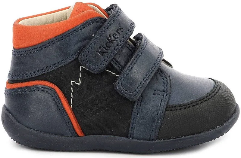 ΜΠΟΤΑΚΙ KICKERS BIKRO MOUNTAIN 878632 ΣΚΟΥΡΟ ΜΠΛΕ/ΠΟΡΤΟΚΑΛΙ (EU:22)