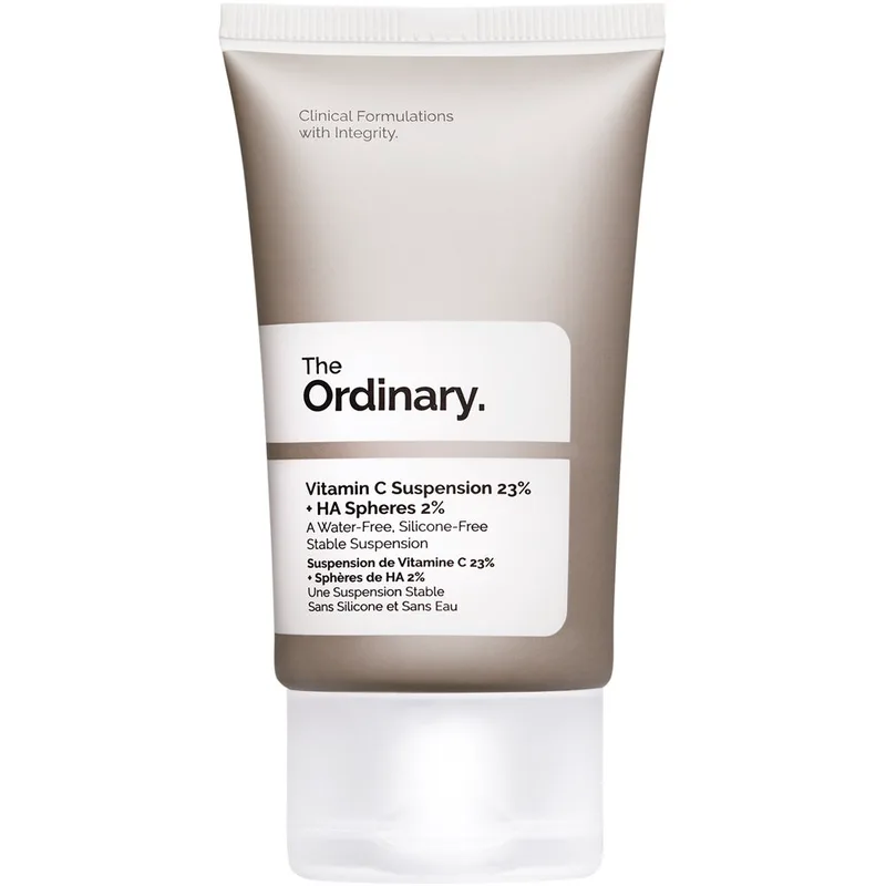 The Ordinary Vitamin C Suspension 23% + HA Spheres 2% Face Serum Ορός Κατά των Δυσχρωμιών & του Ανομοιόμορφου Τόνου με Βιταμίνη C που Φωτίζει & Αναζωογονεί την Επιδερμίδα 30ml