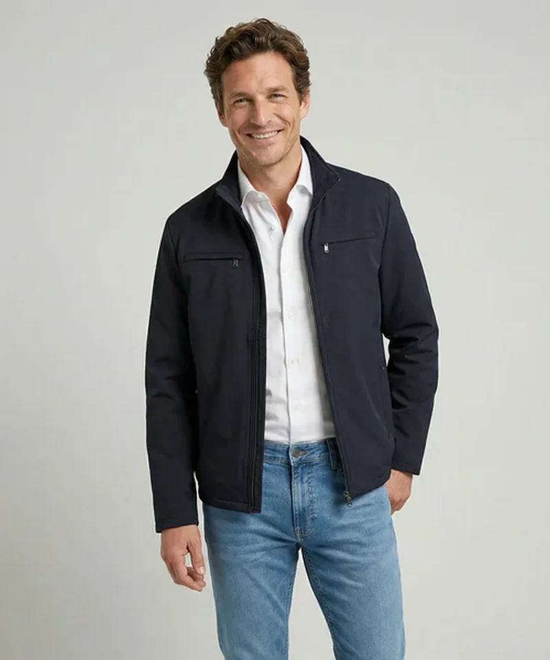 McGregor Ανδρικό Jacket Softshell Με Όρθιο Γιακά Regular Fit