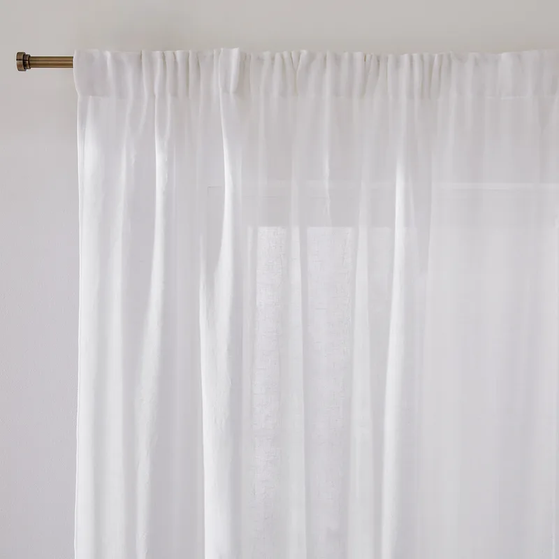 Κουρτίνα από πολυεστέρα και λινό 180x135 cm