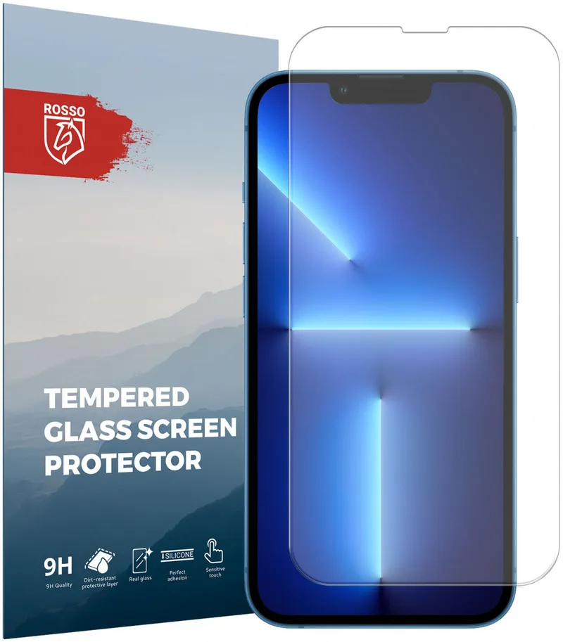 Κόκκινο Tempered Glass - Αντιχαρακτικό Προστατευτικό Γυαλί Οθόνης iPhone 13 Pro Max - Clear (8719246325106)