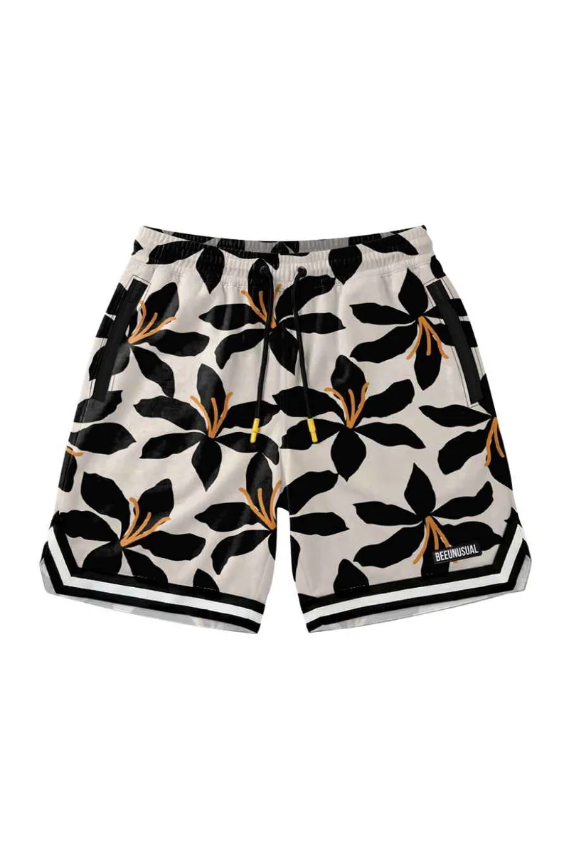 BEE UNUSUAL Μαγιό Dark Lilly Board Shorts - MULTI-BS-263216-MULTI