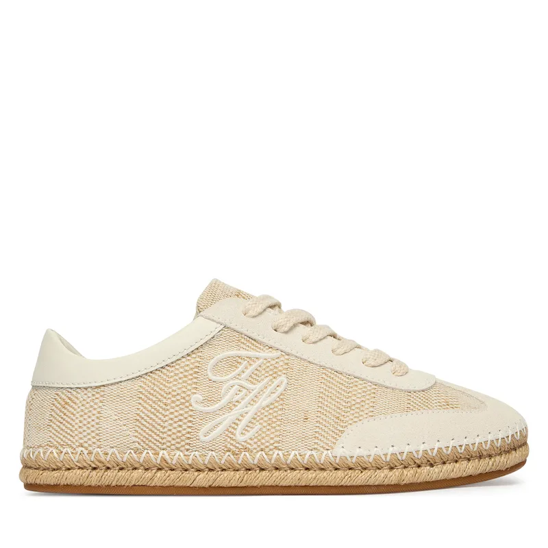 Εσπαντρίγιες Tommy Hilfiger Th Heritage Rope Sneaker FW0FW09108 Εκρού