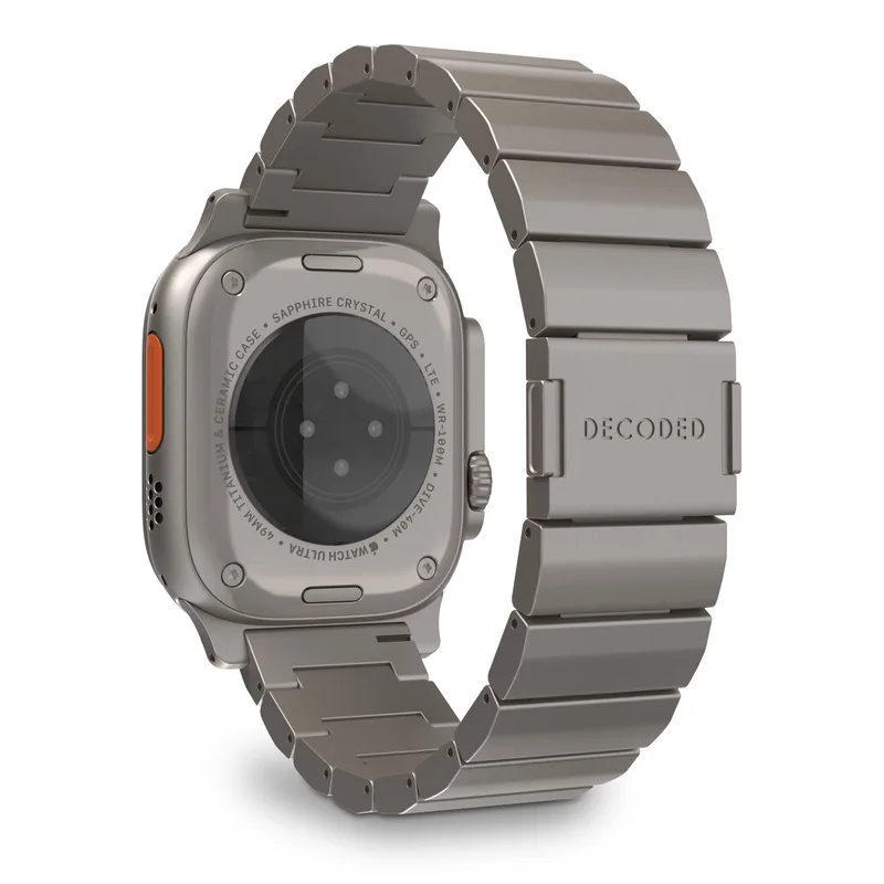 Decoded Titanium Strap for Apple Watch Ultra 1&2 Titanium Natural