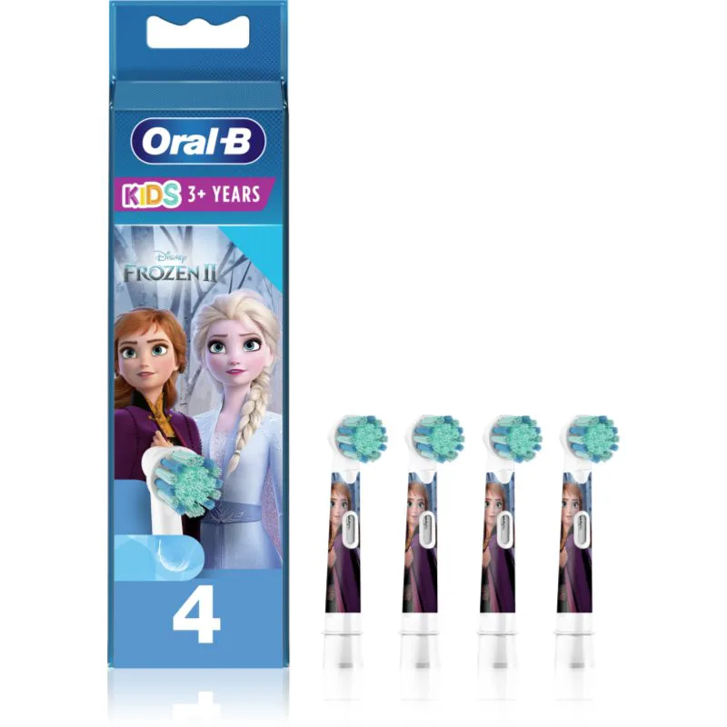 Oral-B PRO Kids 3+ ανταλλακτική κεφαλή για οδοντόβουρτσα έξαιρετικά μαλακό για παιδιά 4 τμχ