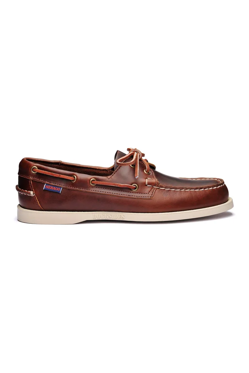 Sebago® ανδρικά boat παπούτσια "Docksides Portland Waxed" - L70000G0-900R Ταμπά