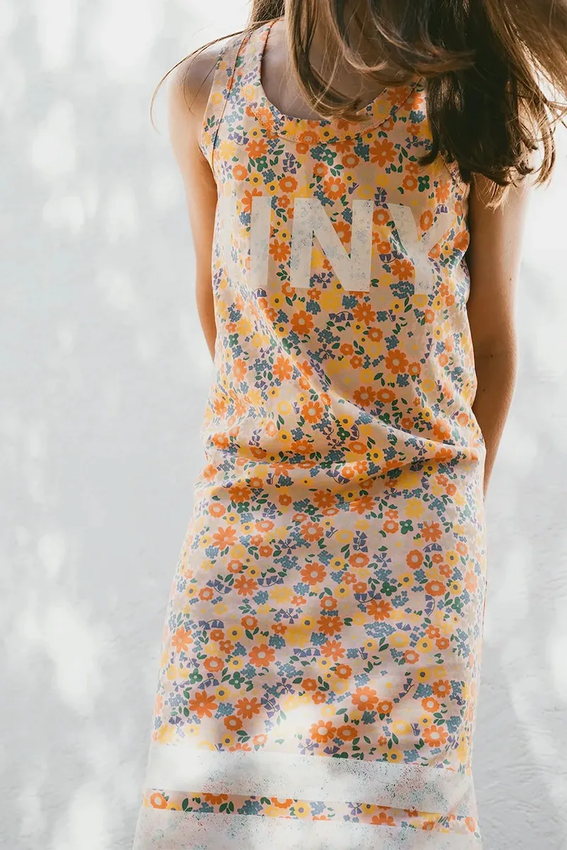 Παιδικό βαμβακερό φόρεμα Tinycottons GARDEN DRESS
