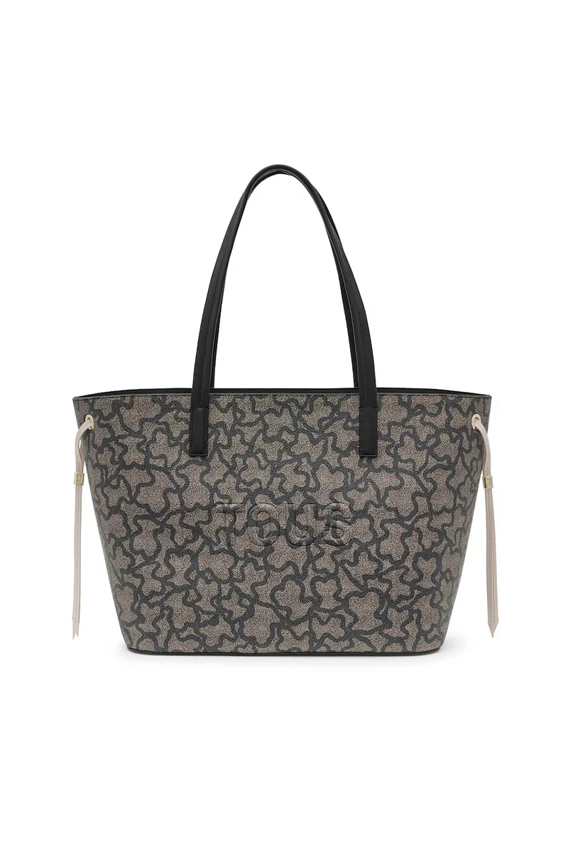 TOUS γυναικεία τσάντα ώμου tote "Kaos Icon Large" - E80368 Μαύρο