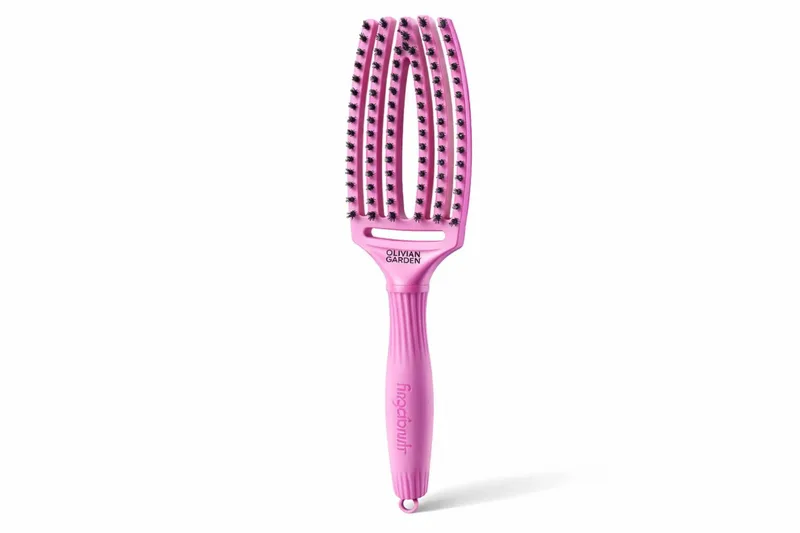 Olivia Garden Fingerbrush And Beyond Hairbrush - V3NU5 Ροζ