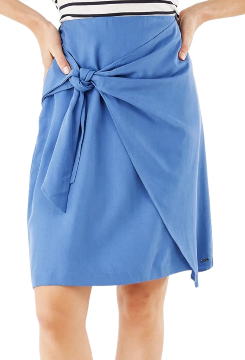 Φούστα Mexx Knotted Front XC1702023W-Mid Blue Γυναικείο