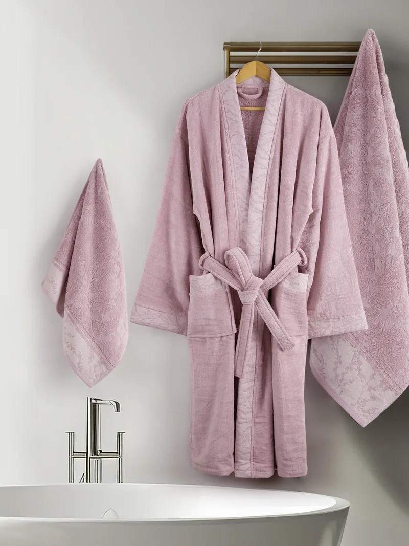Μπουρνούζι Nima Kimono Inverno Ροζ Extra Large
